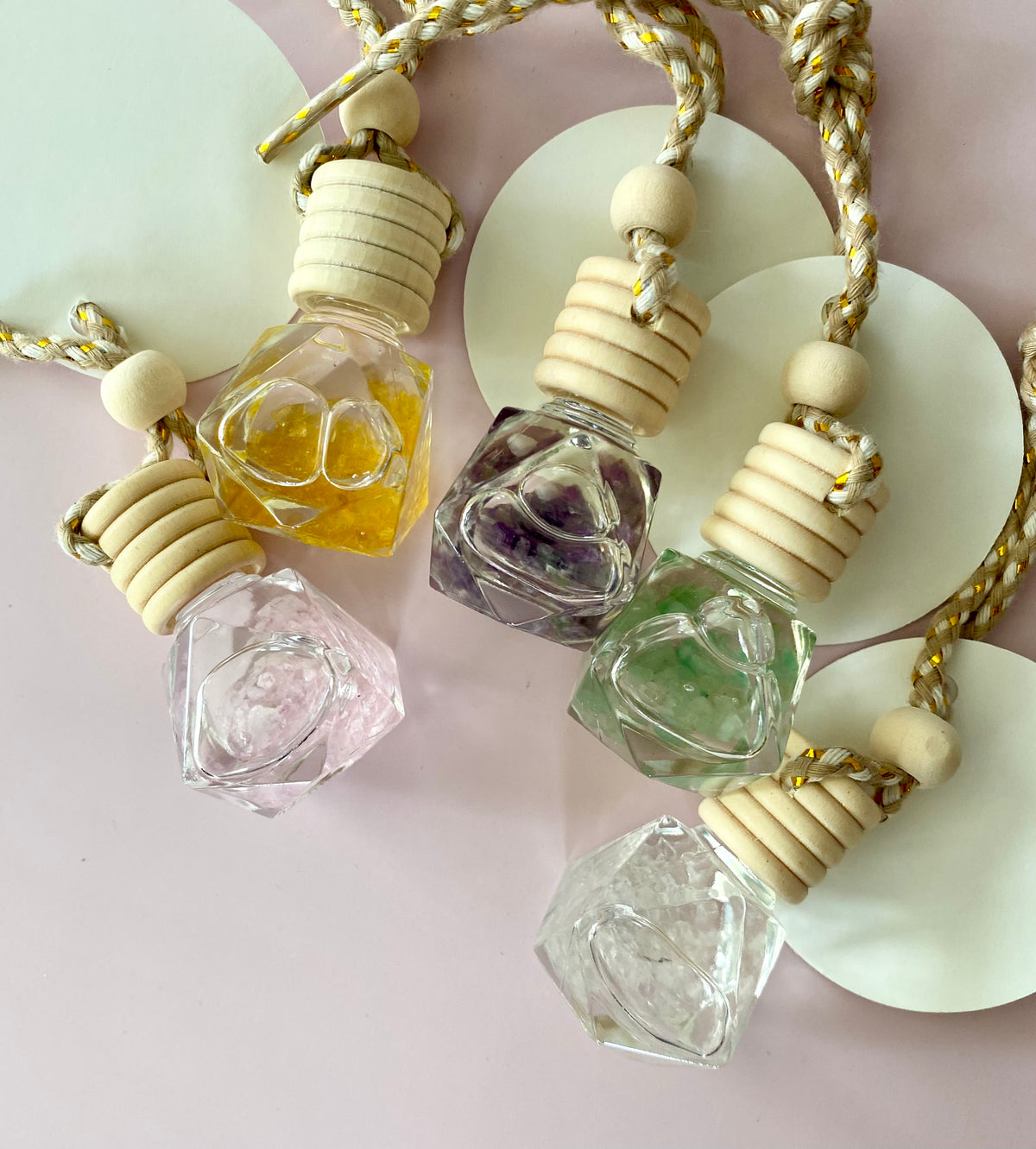 Crystal Filled Car Diffusers