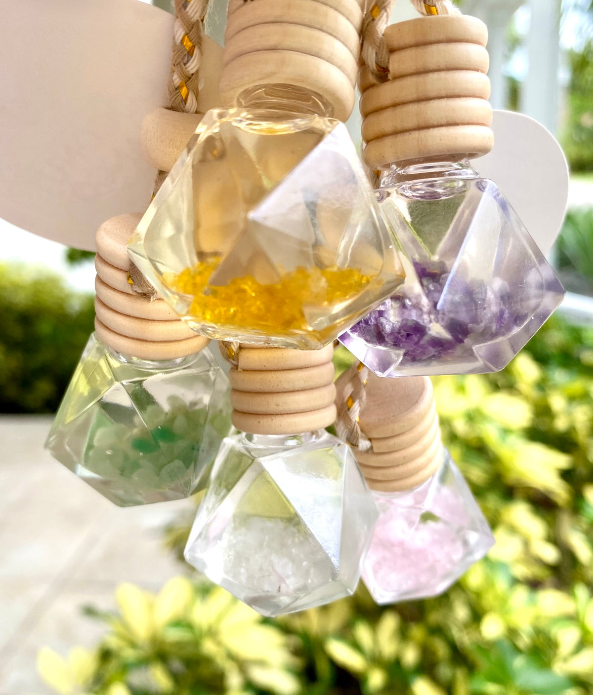 Crystal Filled Car Diffusers