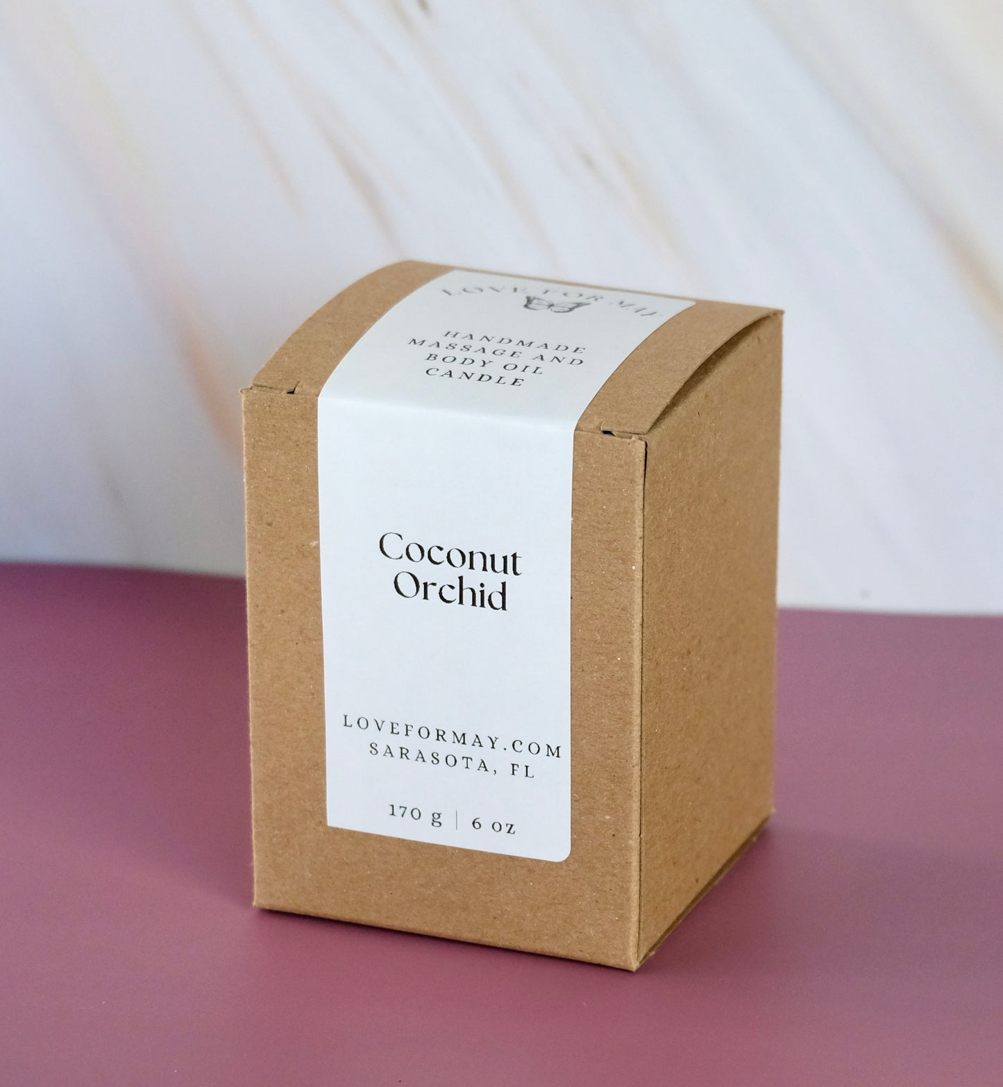 Coconut Orchid Body Oil Candle