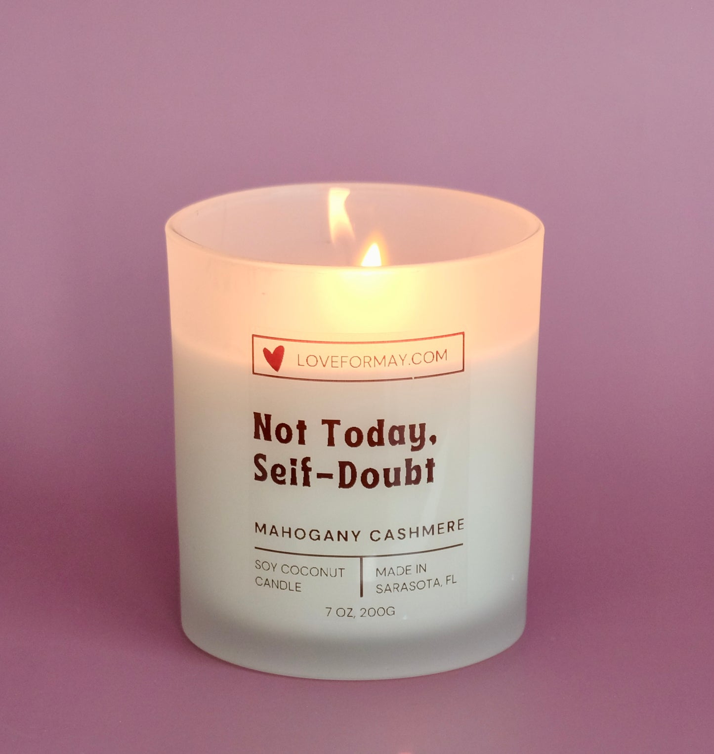 Personalized Candle Retro