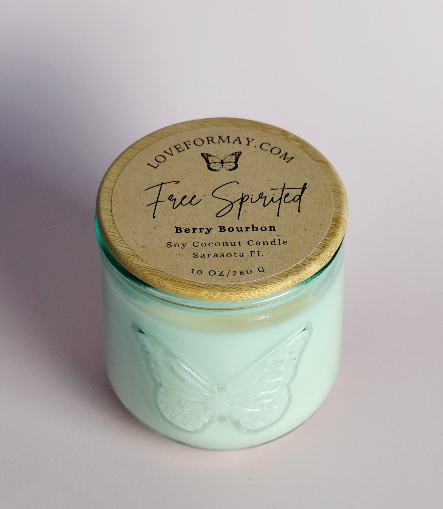 Berry Bourbon Reusable Candle