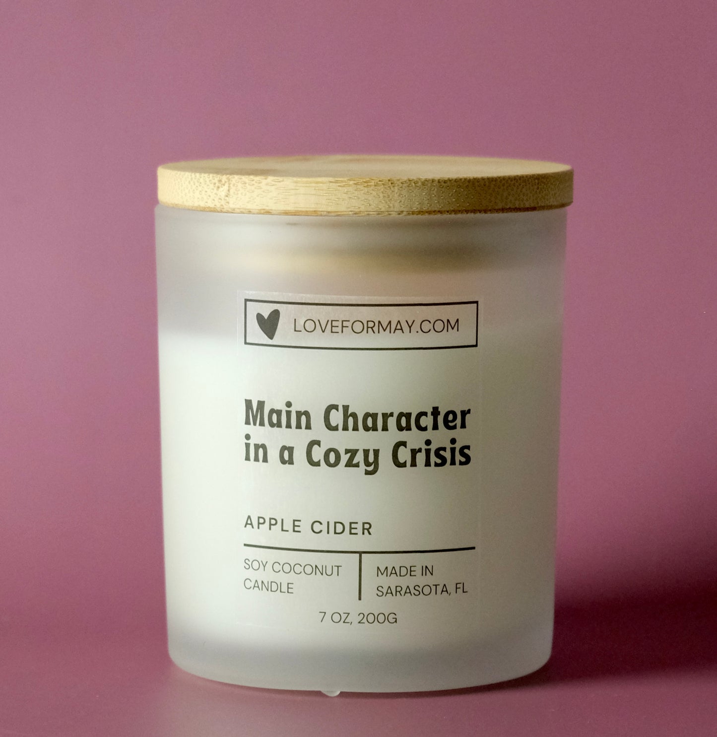 Personalized Candle Retro