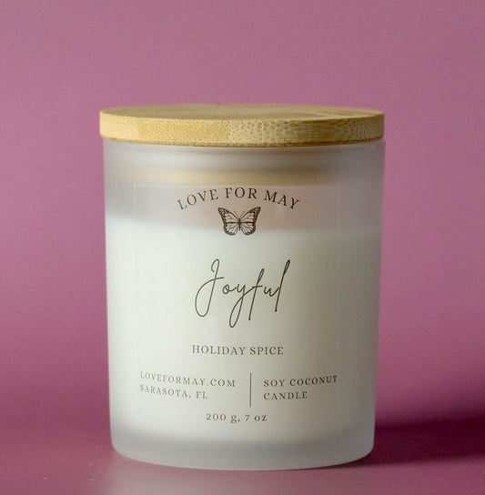Holiday Spice Candle Joyful