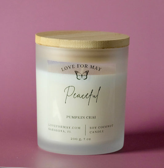 Pumpkin Chai Candle Peaceful