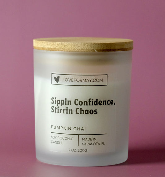 Personalized Candle Retro